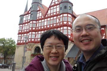 Eddy and Rene in Duderstadt Germany for immunotherapy